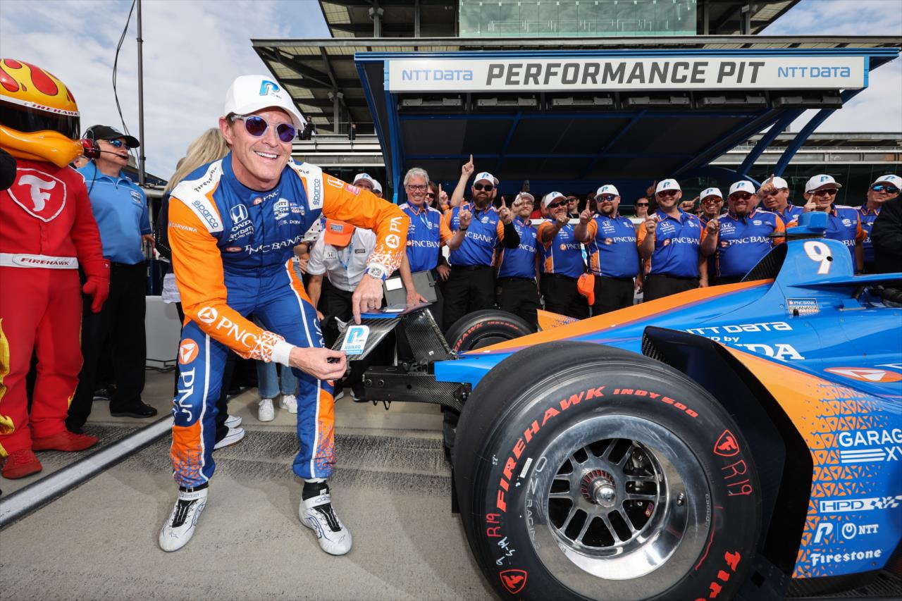 Scott Dixon - PPG Presents Armed Forces Qualifying - By: Chris Owens -- Photo by: Chris Owens